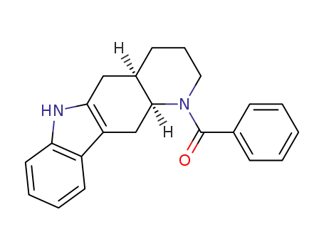 cis-1-benzoyl-1,2,3,4,4a,5,11,11a-octahydro-6H-pyrido<3,2-b>carbazole