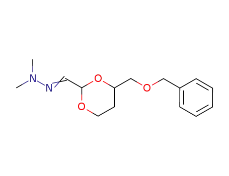 N'-[1-(4-Benzyloxymethyl-[1,3]dioxan-2-yl)-meth-(E)-ylidene]-N,N-dimethyl-hydrazine