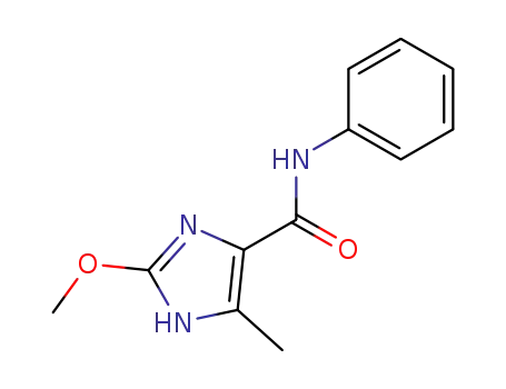 Molecular Structure of 138944-33-9 (2-METHOXY-5-METHYL-4-PHENYLCARBAMOYLIMIDAZOLE)