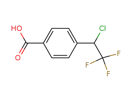4-(1-chloro-2,2,2-trifluoroethyl)benzoic acid