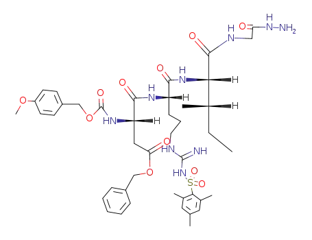 Z(OMe)-Asp(OBzl)-Arg(Mts)-Ile-Gly-NHNH<sub>2</sub>