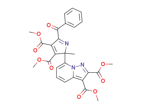 7-(5-Benzoyl-3,4-bis-methoxycarbonyl-2-methyl-2H-pyrrol-2-yl)-pyrazolo[1,5-a]pyridine-2,3-dicarboxylic acid dimethyl ester