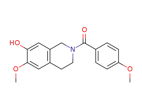 (7-Hydroxy-6-methoxy-3,4-dihydro-1H-isoquinolin-2-yl)-(4-methoxy-phenyl)-methanone
