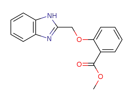Molecular Structure of 132207-28-4 (2-[(2'-CARBOMETHOXYPHENOXY)METHYL]-BENZIMIDAZOLE)