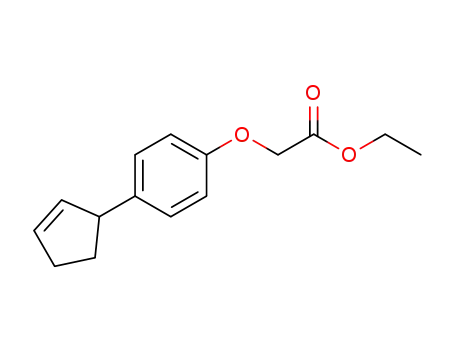 Acetic acid, 4-(2-cyclopentenyl)phenoxy-, ethyl ester