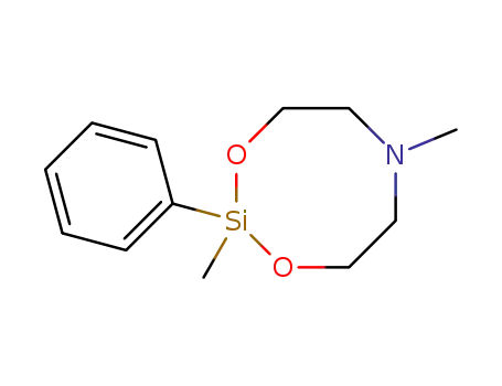 Molecular Structure of 18052-33-0 (2,6-dimethyl-2-phenyl-1,3,6,2-dioxazasilocane)