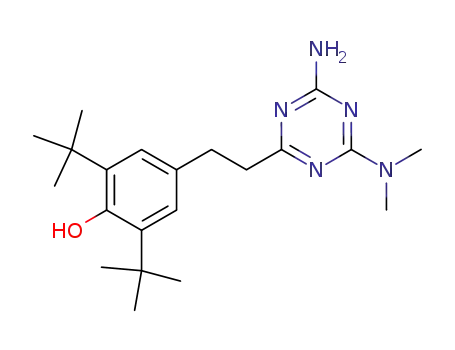 4-[2-(4-Amino-6-dimethylamino-[1,3,5]triazin-2-yl)-ethyl]-2,6-di-tert-butyl-phenol