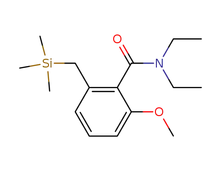 N,N-diethyl-2-methoxy-6-<(trimethylsilyl)methyl>benzamide