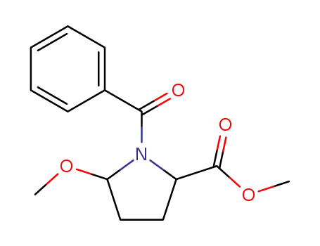 1-benzoyl-5-methoxy-2-methoxycarbonylpyrrolidine