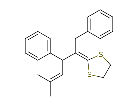 2-(1-Benzyl-4-methyl-2-phenyl-pent-3-enylidene)-[1,3]dithiolane