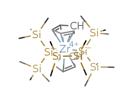 [(C<sub>5</sub>H<sub>5</sub>)2Zr(Si(Si(CH<sub>3</sub>)3)2Si(CH<sub>3</sub>)2)2]