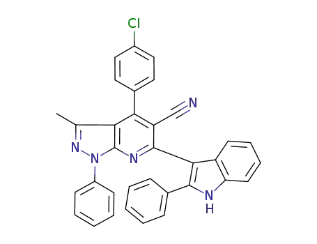 C<sub>34</sub>H<sub>22</sub>ClN<sub>5</sub>