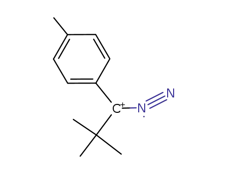 Molecular Structure of 133861-35-5 (Benzene, 1-(1-diazo-2,2-dimethylpropyl)-4-methyl-)