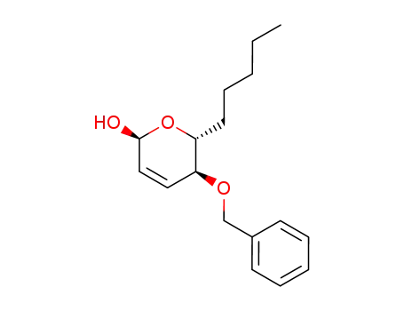 (2S,5S,6R)-5-Benzyloxy-6-pentyl-5,6-dihydro-2H-pyran-2-ol