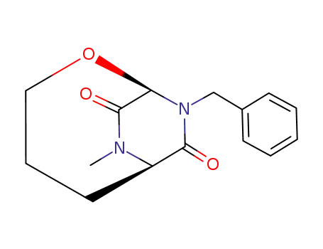 2-Oxa-7,9-diazabicyclo[4.2.2]decane-8,10-dione,
7-methyl-9-(phenylmethyl)-