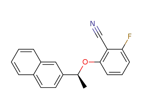 Benzonitrile, 2-fluoro-6-[(1S)-1-(2-naphthalenyl)ethoxy]-