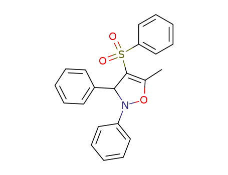 5-Methyl-2,3-diphenyl-4-(phenylsulfonyl)-2,3-dihydroisoxazole