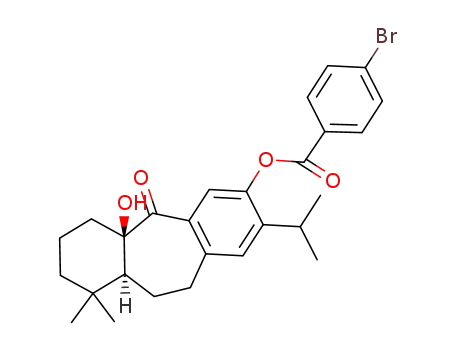 4-Bromo-benzoic acid (5aR,9aS)-5a-hydroxy-2-isopropyl-9,9-dimethyl-5-oxo-5a,6,7,8,9,9a,10,11-octahydro-5H-dibenzo[a,d]cyclohepten-3-yl ester