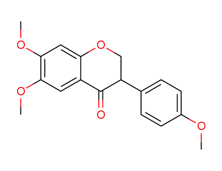 Molecular Structure of 120185-45-7 (6,7,4'-trimethoxyisoflavanone)
