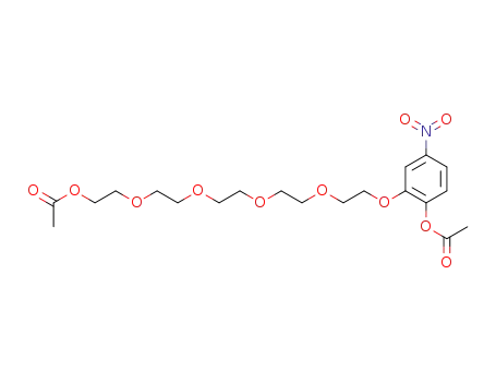 3,6,9,12-Tetraoxatetradecan-1-ol, 14-[2-(acetyloxy)-5-nitrophenoxy]-,
acetate (ester)