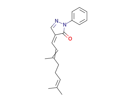 4-(3,7-dimethyl-2,6-oktadienylidene)-2-phenyl-2,4-dihydropyrazol-3-one