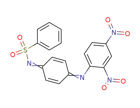 Benzenesulfonamide,
N-[4-[(2,4-dinitrophenyl)imino]-2,5-cyclohexadien-1-ylidene]-