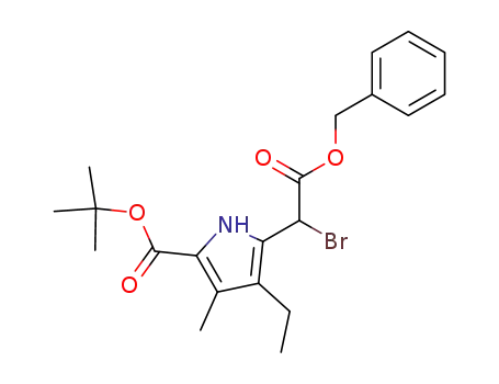 tert-Butyl 5-benzyloxycarbonyl(bromo)methyl-4-ethyl-3-methylpyrrole-2-carboxylate
