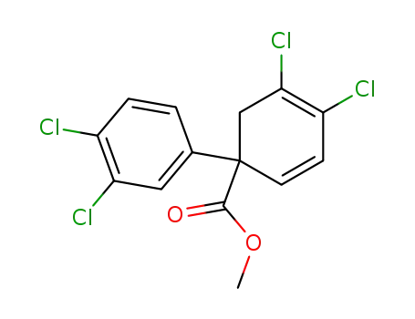 4,5-Dichloro-1-(3,4-dichloro-phenyl)-cyclohexa-2,4-dienecarboxylic acid methyl ester