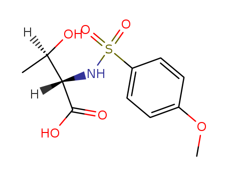 (2S,3R)-3-hydroxy-2-{[(4-methoxyphenyl)sulfonyl]amino}butanoic acid