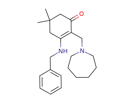 3-Benzylamino-2-hexamethyleniminomethyl-5,5-dimethyl-2-cyclohexen-1-on