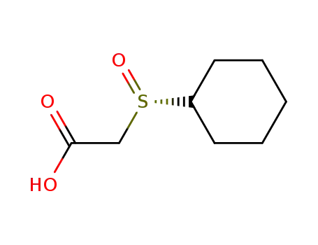 Acetic acid, (cyclohexylsulfinyl)-, (S)-