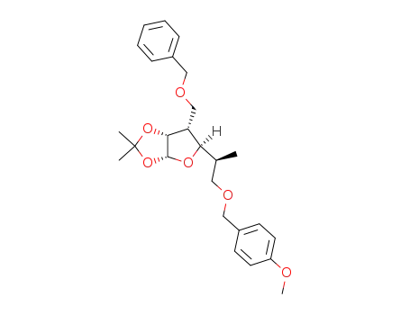 3-C-benzyloxymethyl-3,5-dideoxy-1,2-O-isopropylidene-6-O-(4-methoxybenzyl)-5-C-methyl-β-L-talofuranose