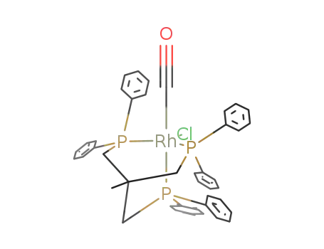 (((C<sub>6</sub>H<sub>5</sub>)2PCH<sub>2</sub>)3C(CH<sub>3</sub>))RhCl(CO)