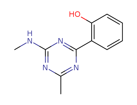 2-[4-methyl-6-(methylamino)-1,3,5-triazin-2-yl]phenol