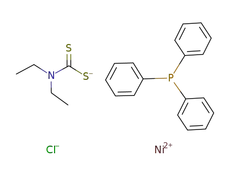 Ni(diethyldithiocarbamate)(PPh<sub>3</sub>)Cl