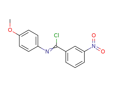 N-(4-Methoxy-phenyl)-3-nitro-benzimidoyl chloride