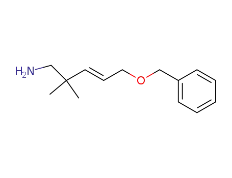 3-Penten-1-amine, 2,2-dimethyl-5-(phenylmethoxy)-, (E)-