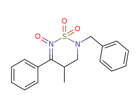 2-Benzyl-3,4-dihydro-4-methyl-5-phenyl-2H-1,2,6-thiadiazin-1,1,6-trioxid