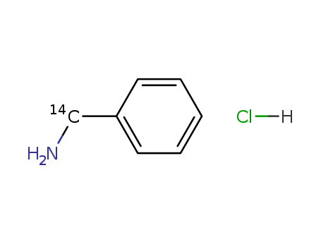 Benzenemethanamine-14C,hydrochloride (9CI)