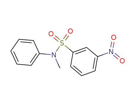 Molecular Structure of 162155-18-2 (N-METHYL-3-NITRO-N-PHENYLBENZENESULFONAMIDE)