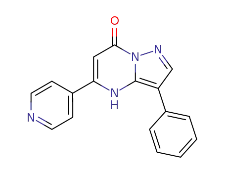 3-Phenyl-5-(pyridin-4-yl)pyrazolo[1,5-a]pyrimidin-7(1H)-one