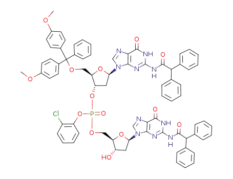 Molecular Structure of 91592-64-2 (C<sub>75</sub>H<sub>66</sub>ClN<sub>10</sub>O<sub>14</sub>P)