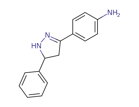 4-(5-Phenyl-4,5-dihydro-1H-pyrazol-3-yl)-phenylamine