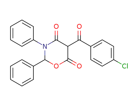 5-(4-Chloro-benzoyl)-2,3-diphenyl-[1,3]oxazinane-4,6-dione