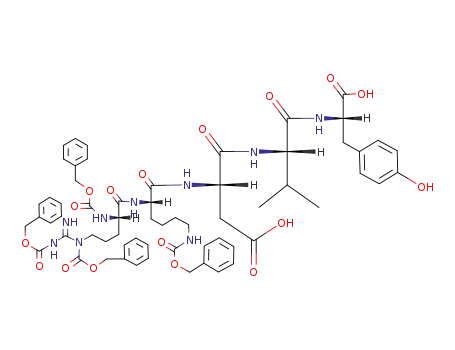 Molecular Structure of 127290-80-6 (C<sub>62</sub>H<sub>73</sub>N<sub>9</sub>O<sub>17</sub>)