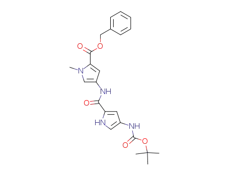 4-[(4-tert-Butoxycarbonylamino-1H-pyrrole-2-carbonyl)-amino]-1-methyl-1H-pyrrole-2-carboxylic acid benzyl ester