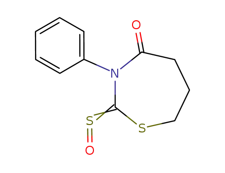 1,3-Thiazepin-4(5H)-one, tetrahydro-3-phenyl-2-sulfinyl-, (Z)-