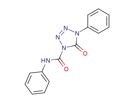 Molecular Structure of 75430-98-7 (1H-Tetrazole-1-carboxamide, 4,5-dihydro-5-oxo-N,4-diphenyl-)