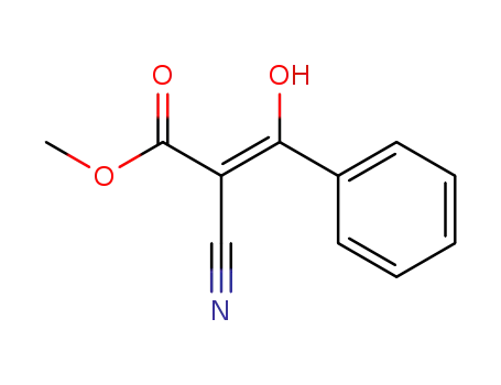 2-Propenoic acid, 2-cyano-3-hydroxy-3-phenyl-, methyl ester, (Z)-