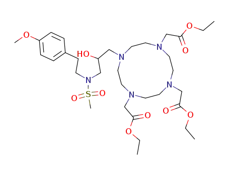 1-[3-(N-[2-(4-Methoxyphenyl)-ethyl]-mesylamino)-2-hydroxypropyl]-4,7,10-tris-(ethoxycarbonylmethyl)-1,4,7,10-tetraazacyclododecane